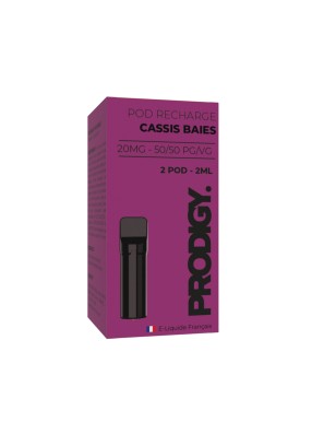 Prodigy Pods - Cassis Baies
 Nicotine-20 mg