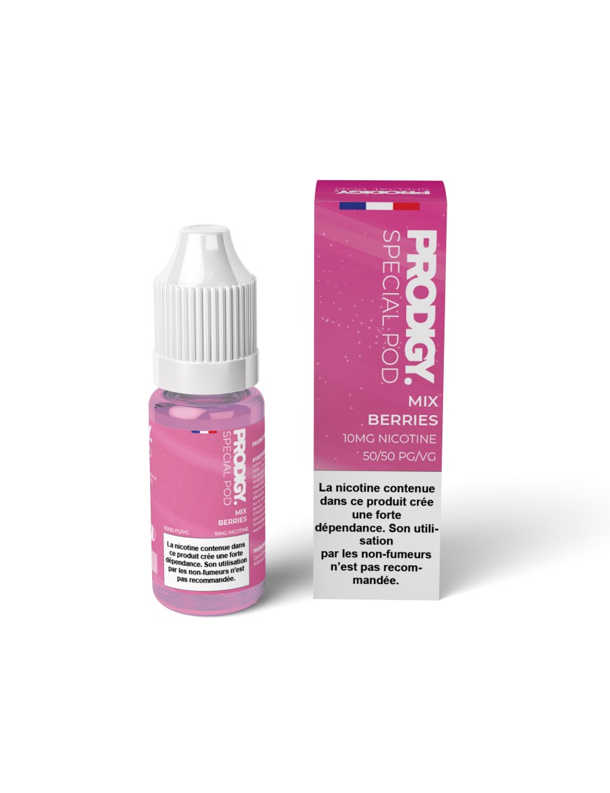 Prodigy E Liquide 10ml 10mg Mix Berries